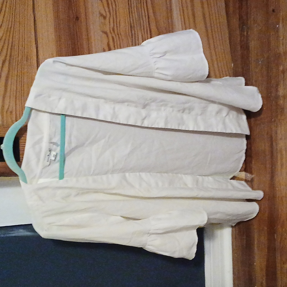 Cream bell arm cardigan